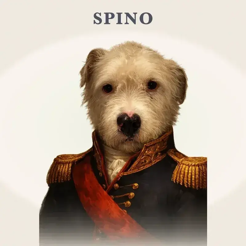Ritratto reale del cane, Poster Nordico