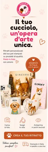 Crea un ritratto unico del tuo cucciolo